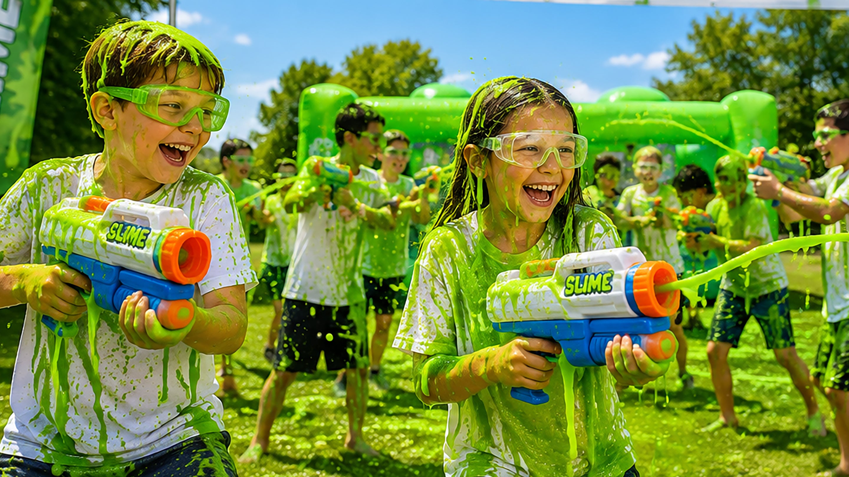 Instant Green Slime - hero background
